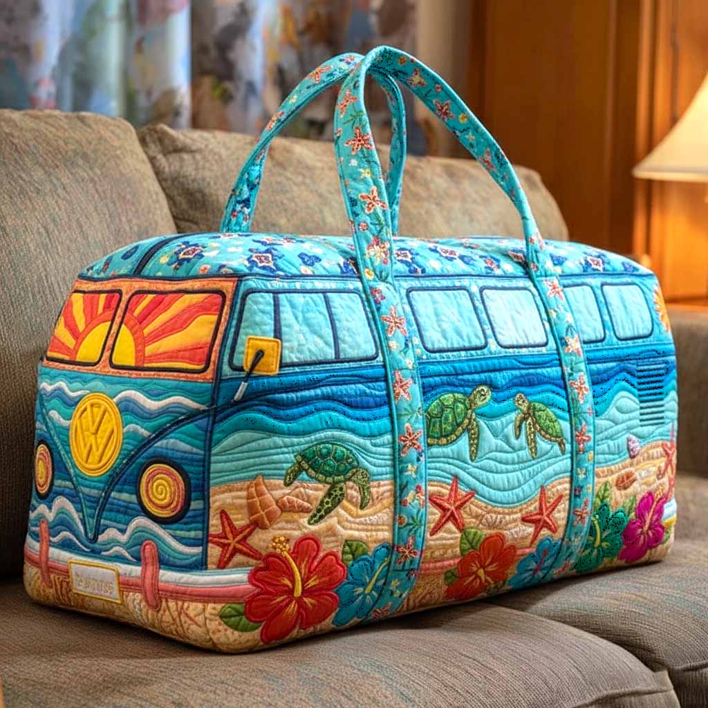 Van Life Quilted Duffle Bag GFTOMA9387