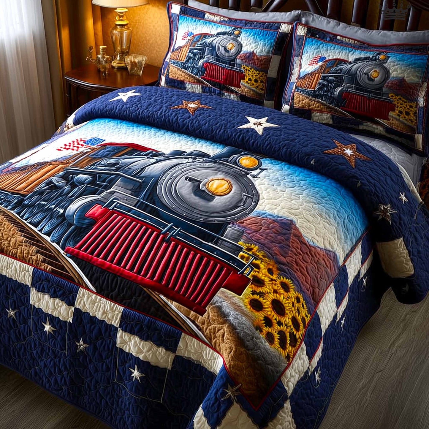 Prairie Rail 3-Piece Quilted Bedding Set GFTOMA9421