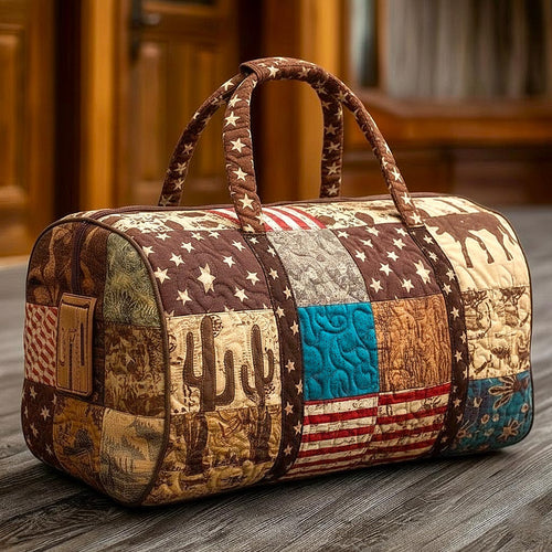 Patchwork West Quilted Duffle Bag GFTOMA9453