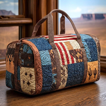 Desert Weave Quilted Duffle Bag GFTOMA9454