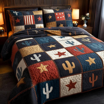 Prairie Patch 3-Piece Quilted Bedding Set GFTOMA9457