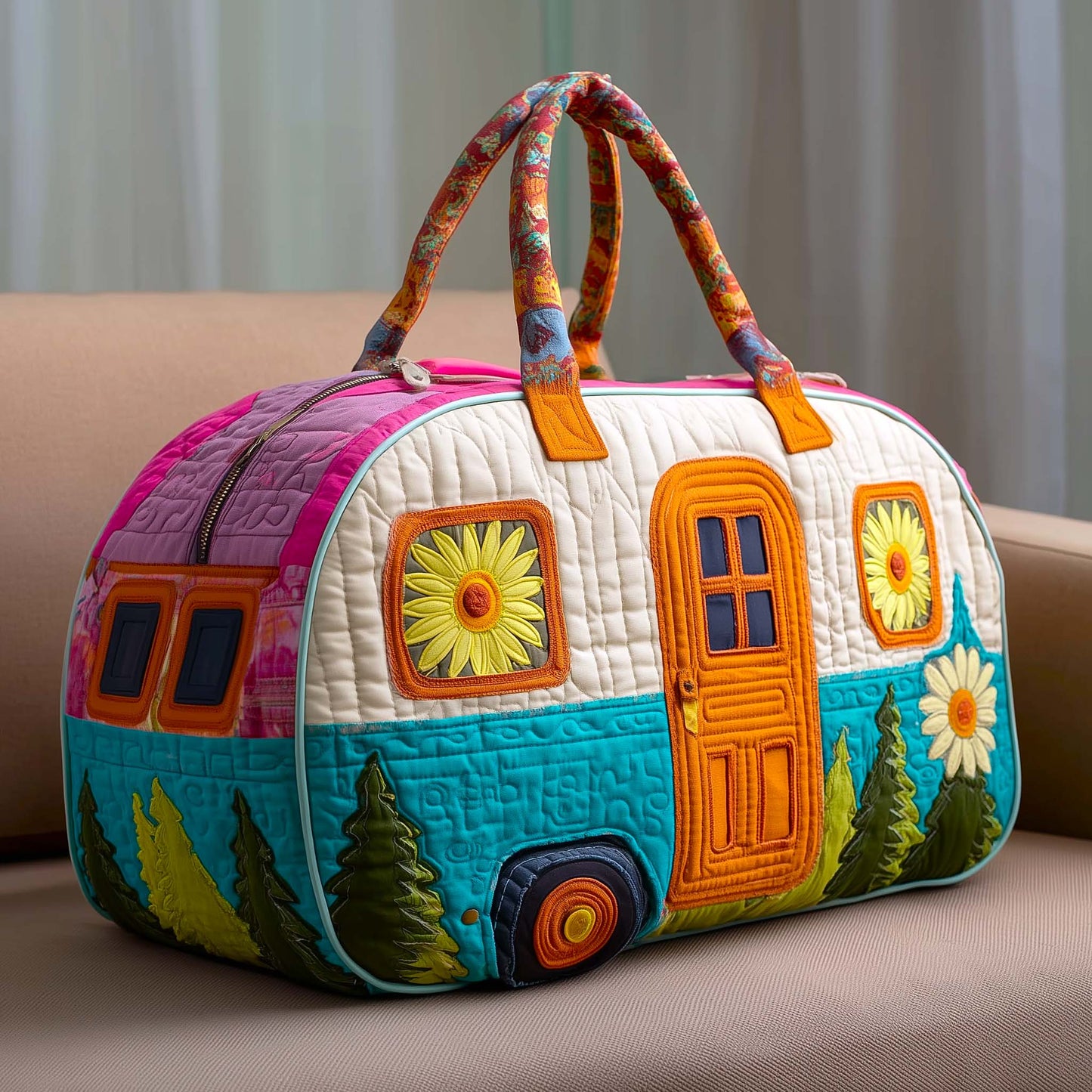 Boho Camp Quilted Duffle Bag GFTOMA9541