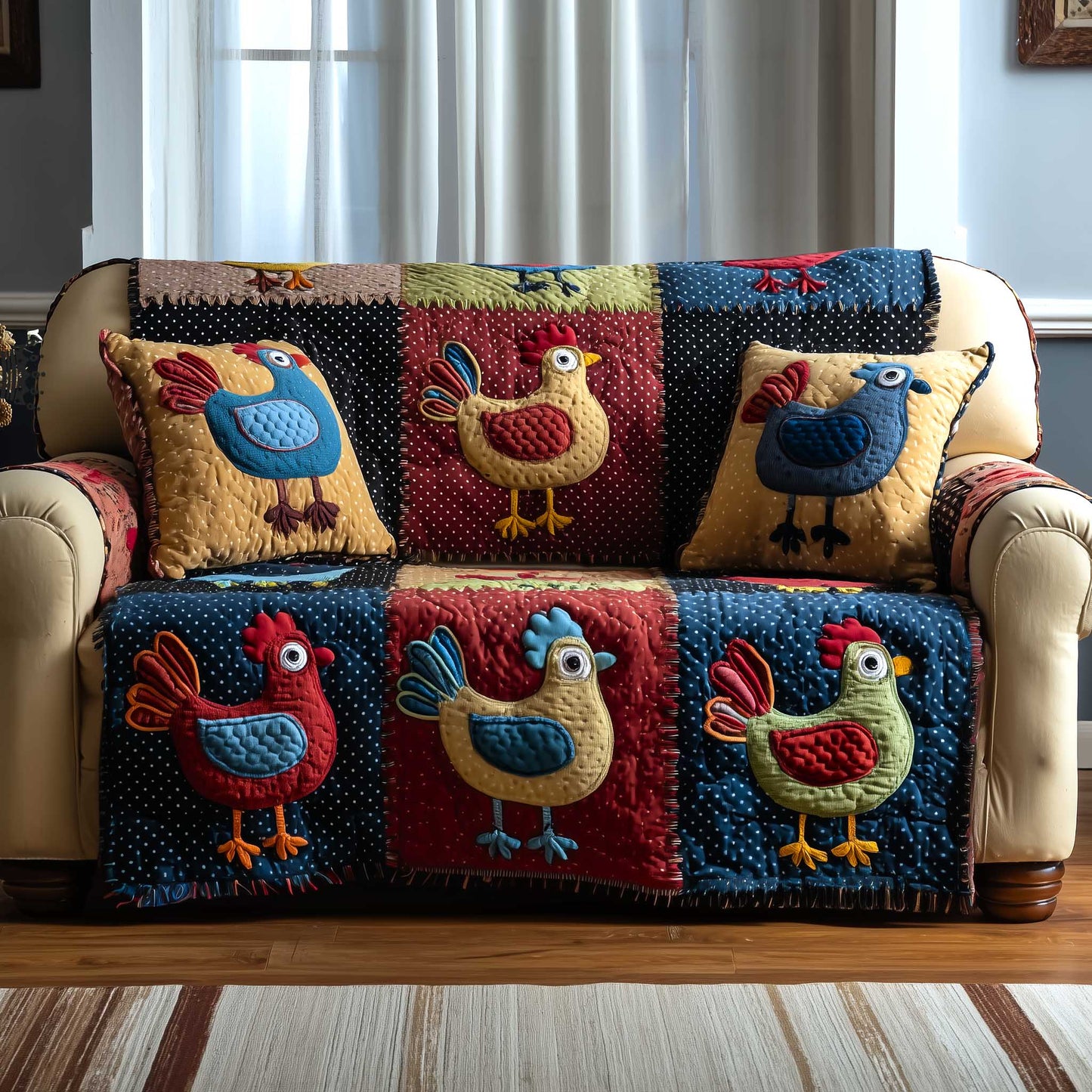 Country Coop Quilted Sofa Cover GFTOMA9550