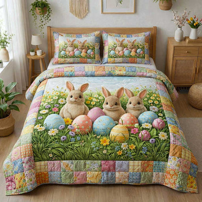 Easter Joy 3-Piece Quilted Bedding Set GFTOMA9630