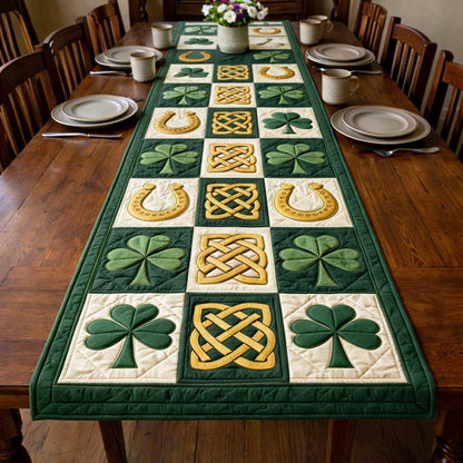 Shamrock Fun Quilted Table Runner GFTOMA9648