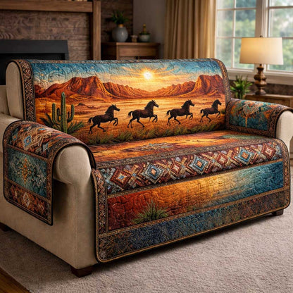 Feathered Spirit Quilted Sofa Cover GFTOMA9685