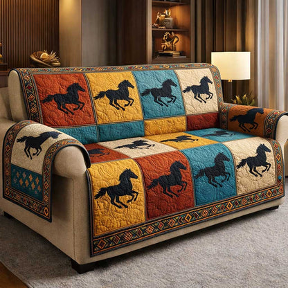 Feathered Spirit Quilted Sofa Cover GFTOMA9690