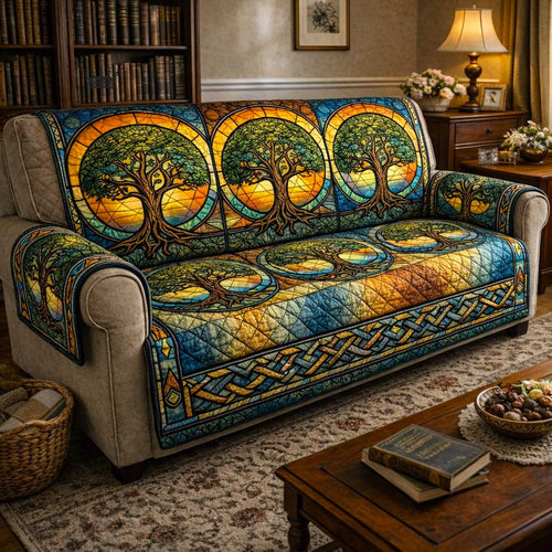Sacred Roots Quilted Sofa Cover GFTOMA9735