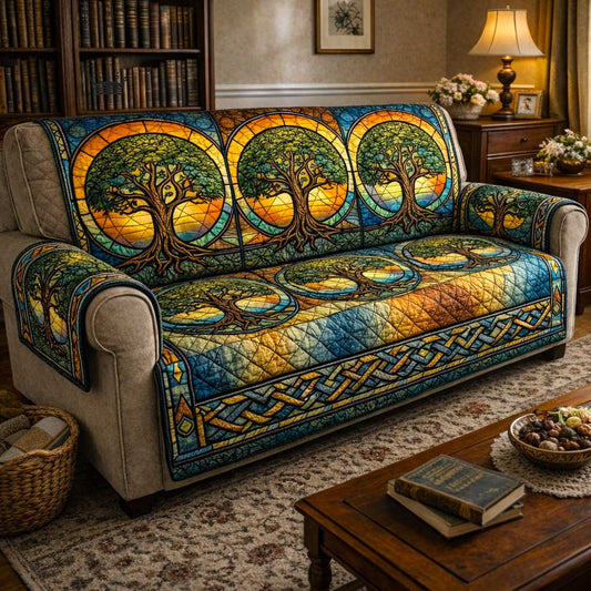Sacred Roots Quilted Sofa Cover GFTOMA9735
