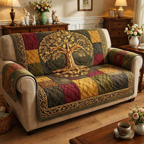 Gaelic Roots Quilted Sofa Cover GFTOMA9740