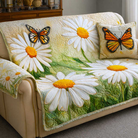 Gentle Wings Quilted Sofa Cover GFTOMA9745