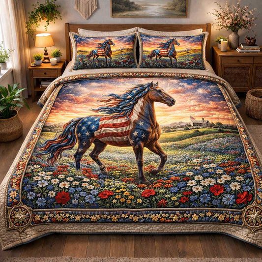 Star Palette 3-Piece Quilted Bedding Set GFTOMA9798