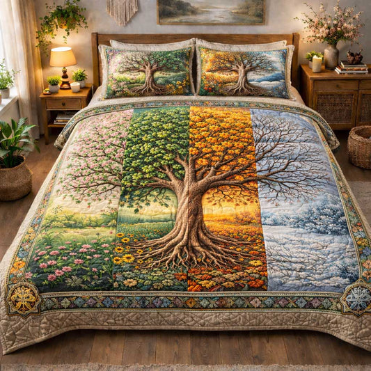 Timeless Roots 3-Piece Quilted Bedding Set GFTOMA9805