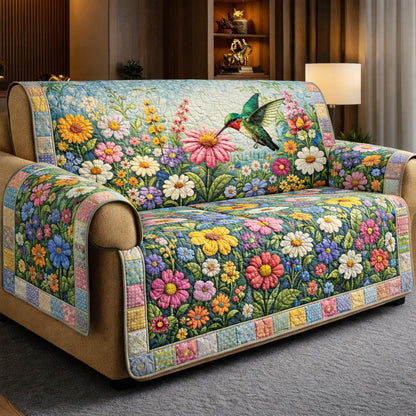 Meadow Harvest Quilted Sofa Cover GFTOMA9819