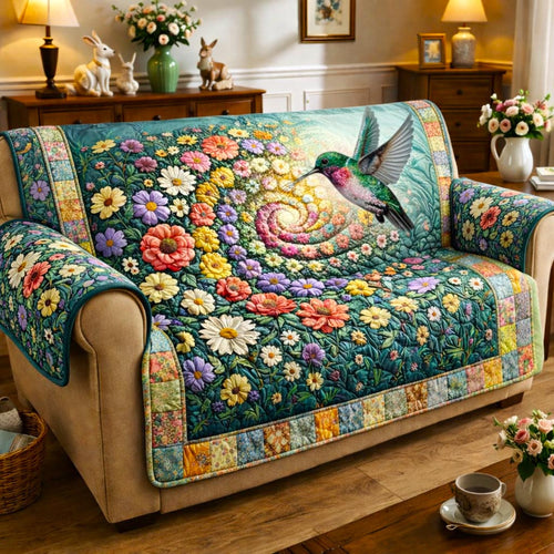 Farm Bloom Quilted Sofa Cover GFTOMA9820