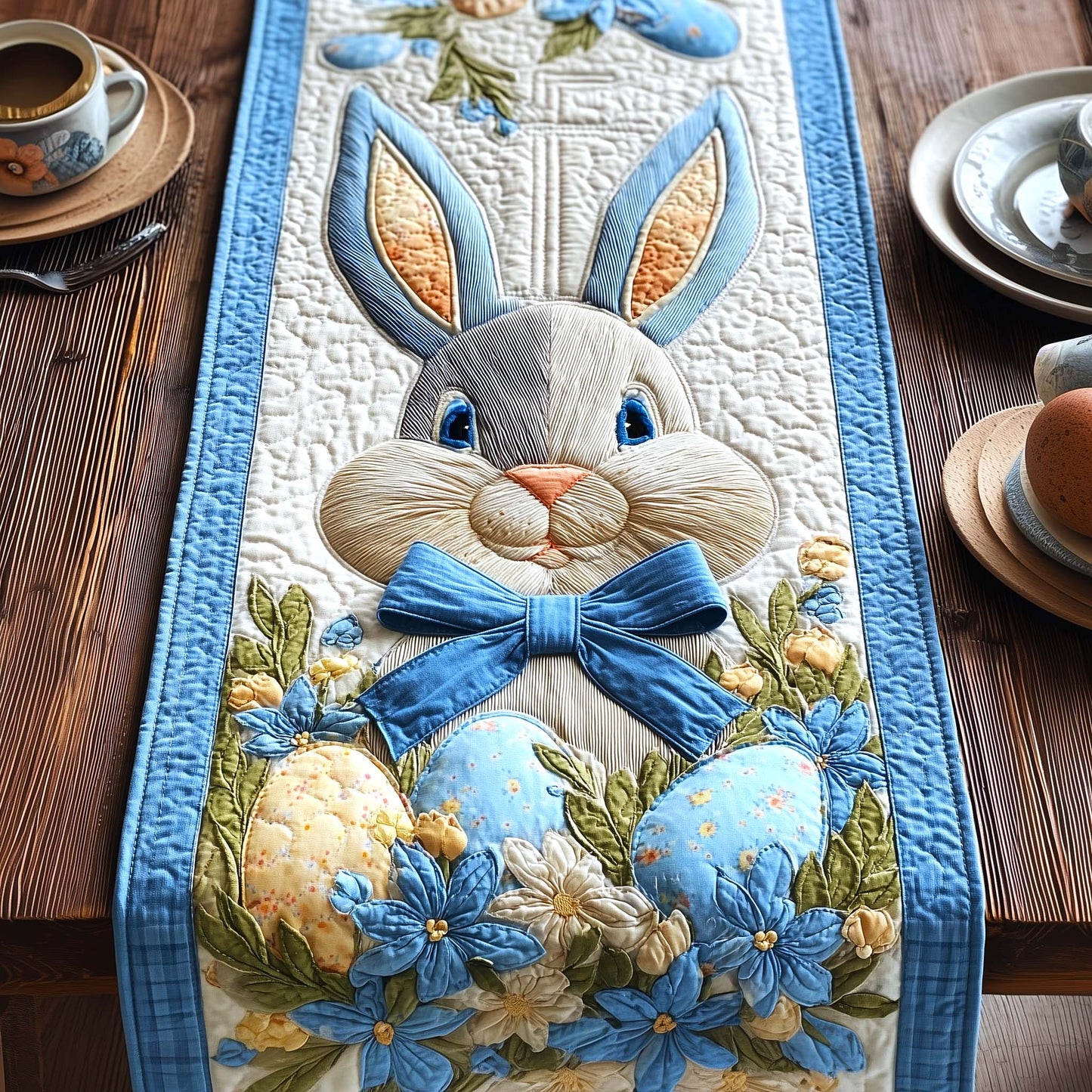 Cottage Bunny Quilted Table Runner GFTOMA9850