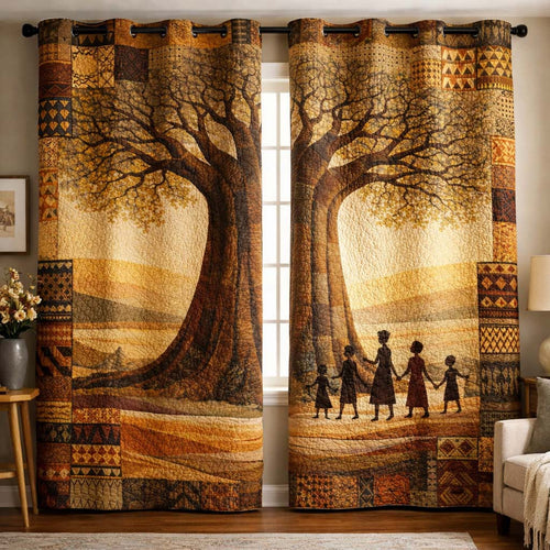 African Dream Quilted Curtains GFTOMA9932