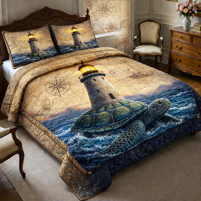 Nautical Signal 3-Piece Quilted Bedding Set GFTOMA9938