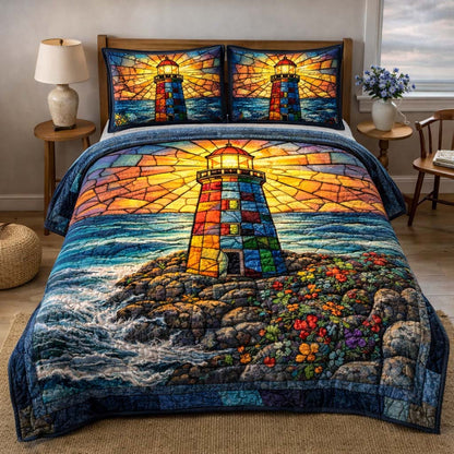 Shoreline Glow 3-Piece Quilted Bedding Set GFTOMA9941