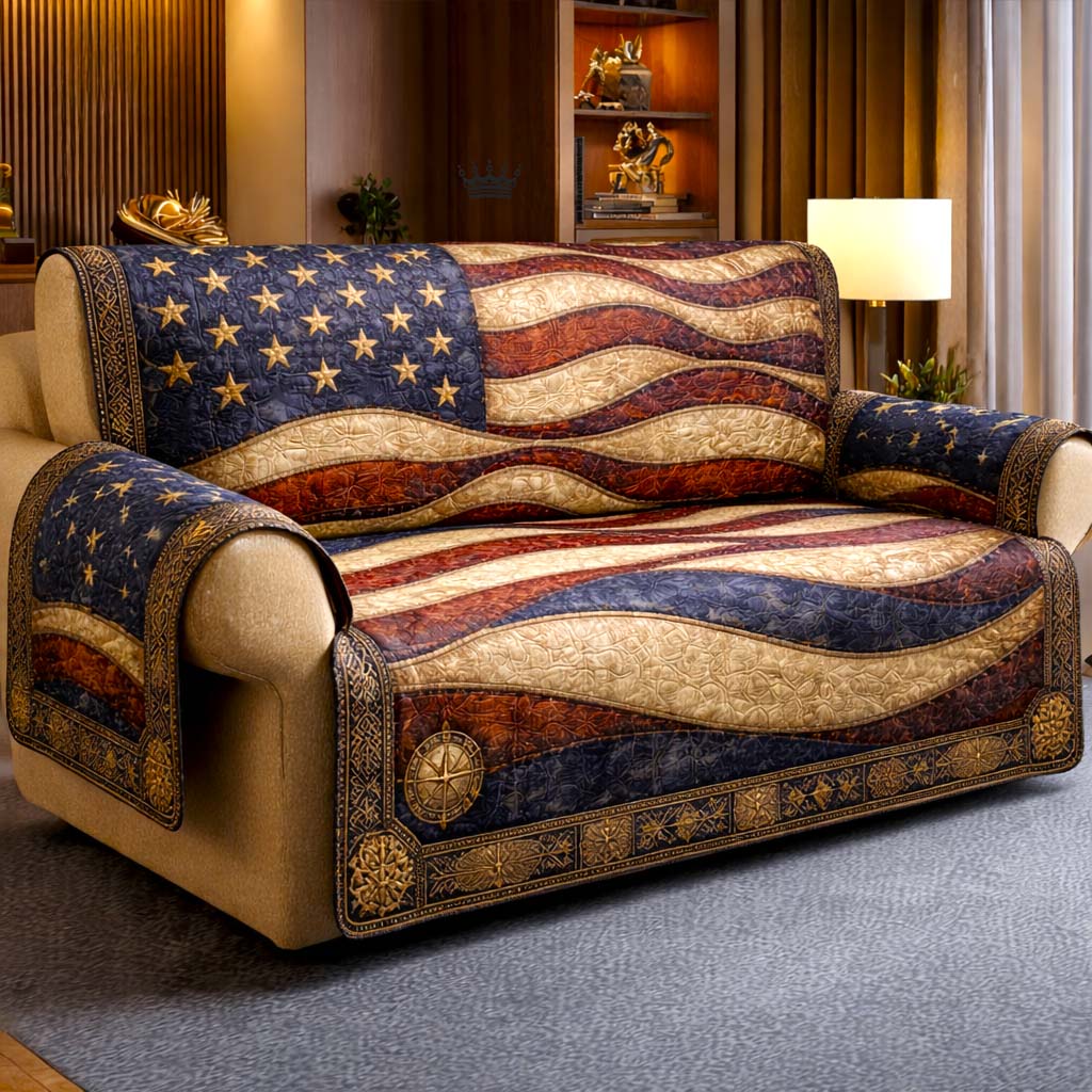 Liberty Colors Quilted Sofa Cover GFTOMA9954