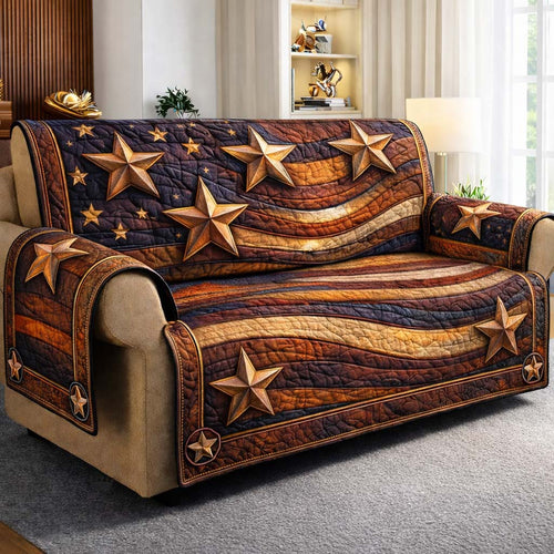 Patriot Palette Quilted Sofa Cover GFTOMA9955