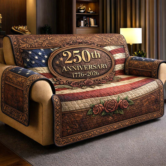 Liberty Tones Quilted Sofa Cover GFTOMA9957