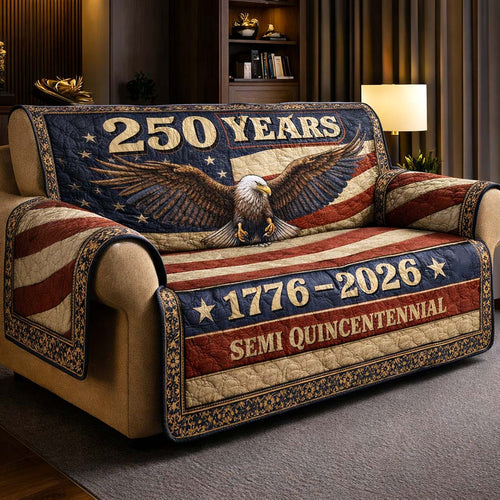 Heritage Patch Quilted Sofa Cover GFTOMA9958