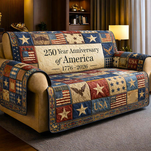 Patriot Palette Quilted Sofa Cover GFTOMA9960