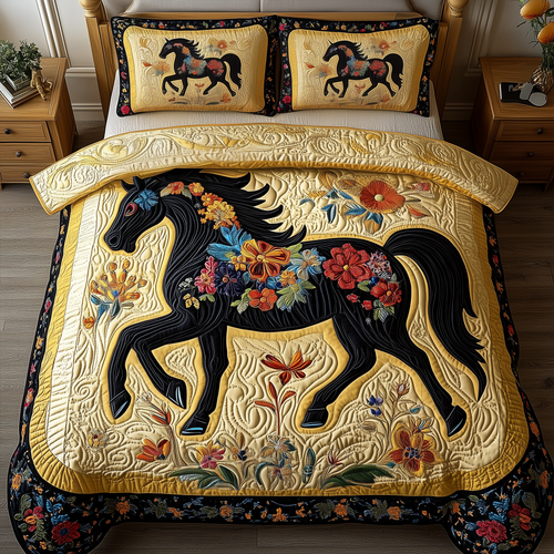 Dark Horse 3-Piece Quilted Bedding Set GFTONL1186