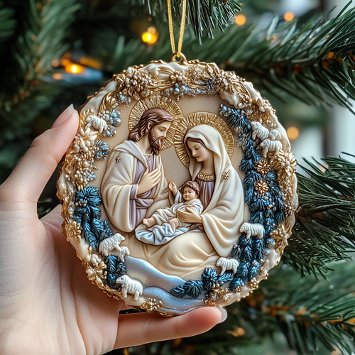 Nativity Scene Mica Ornament GFTONL1300