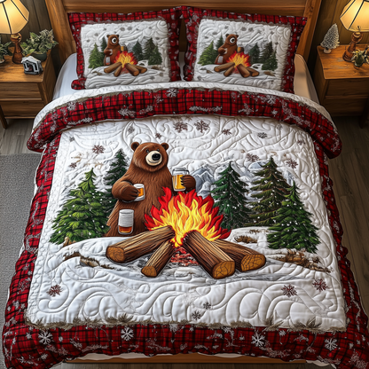 I Love Camping 3-Piece Quilted Bedding Set GFTONL1421