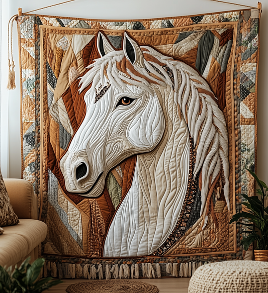 Noble Horse Quilted Blanket GFTONL1644