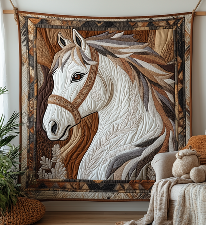 Noble Horse Quilted Blanket GFTONL1646