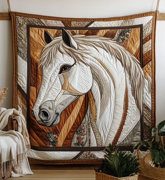 Noble Horse Quilted Blanket GFTONL1647