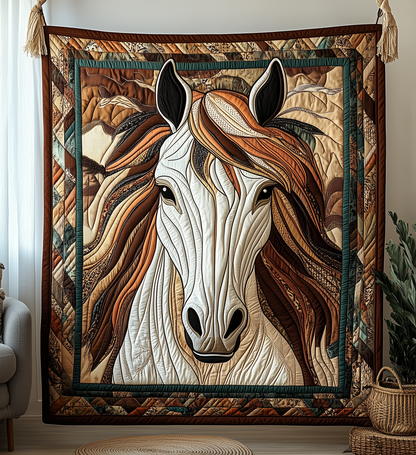 Noble Horse Quilted Blanket GFTONL1649