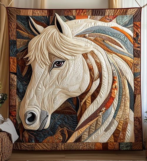 Noble Horse Quilted Blanket GFTONL1650