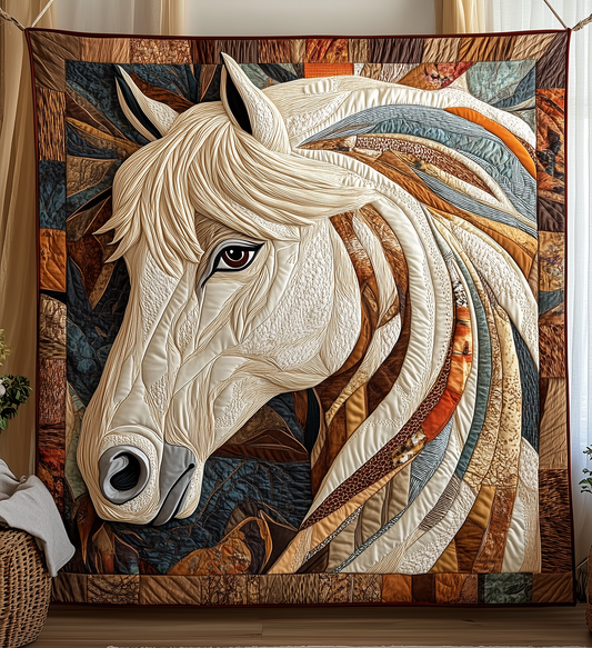 Noble Horse Quilted Blanket GFTONL1650