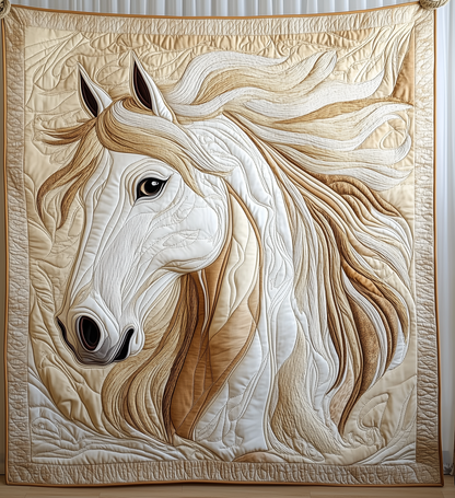 Elegant Horse Quilted Blanket GFTONL1651