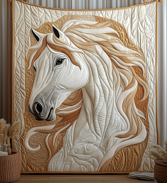 Elegant Horse Quilted Blanket GFTONL1652