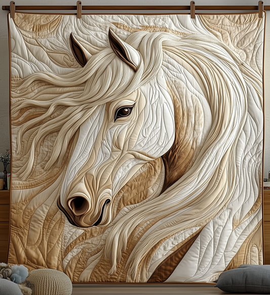 Elegant Horse Quilted Blanket GFTONL1653