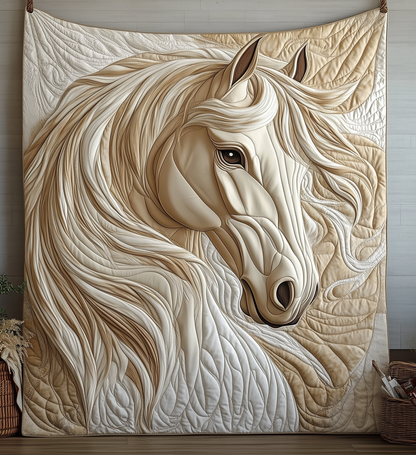 Elegant Horse Quilted Blanket GFTONL1654