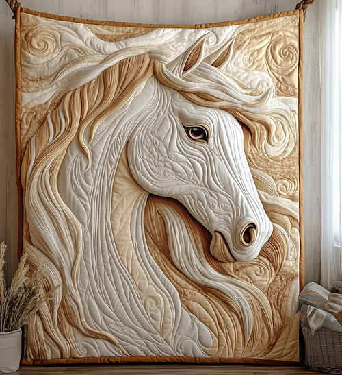 Elegant Horse Quilted Blanket GFTONL1656