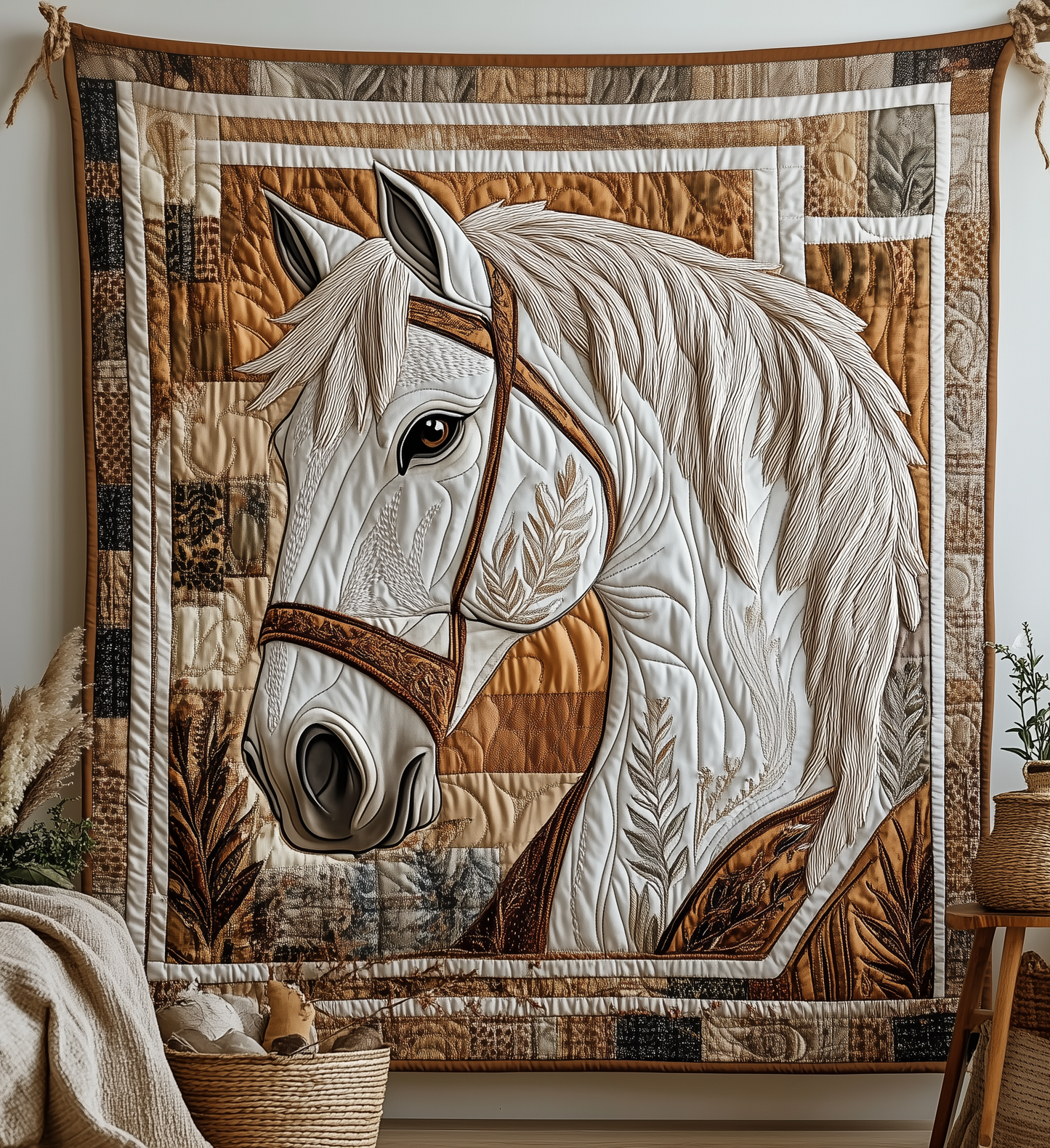Elegant Horse Quilted Blanket GFTONL1657
