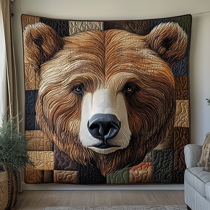 Brave Bear Quilted Blanket GFTONL1686