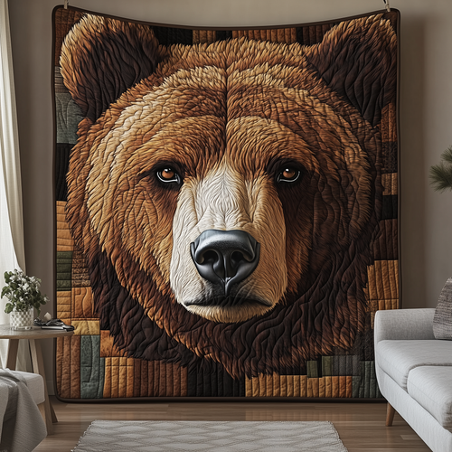 Brave Bear Quilted Blanket GFTONL1687