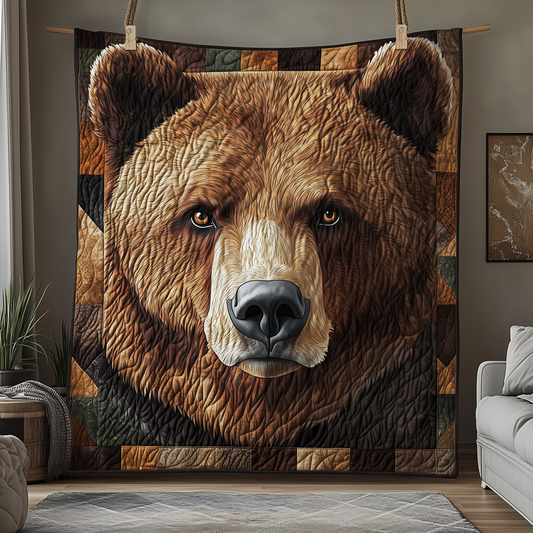 Brave Bear Quilted Blanket GFTONL1688