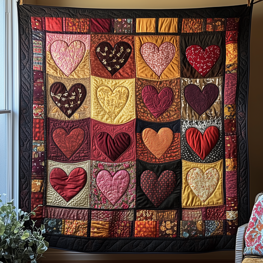Loving Heart Quilted Blanket GFTONL1833