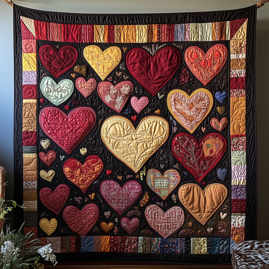 Loving Heart Quilted Blanket GFTONL1835