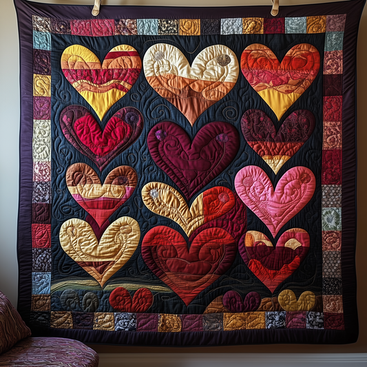 Loving Heart Quilted Blanket GFTONL1836