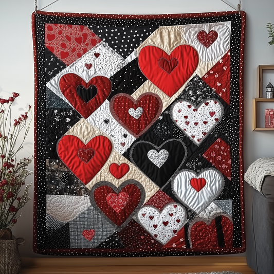 Valentine's Day Quilted Blanket GFTONL1840